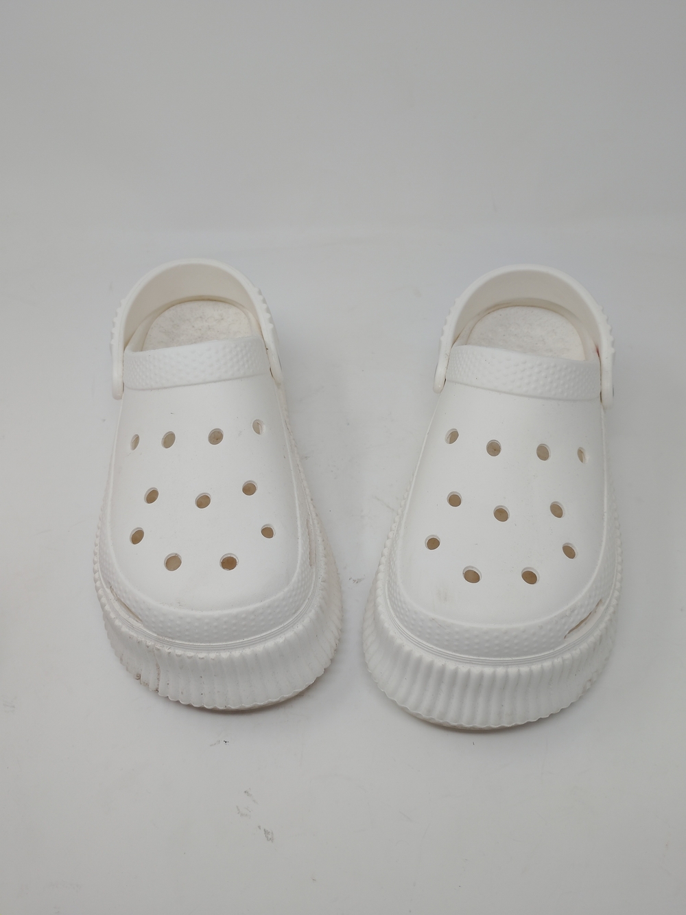 XIXITIAO White Platform Clogs Chunky EVA Sandal Mule Thick Sole Women Size 6 36